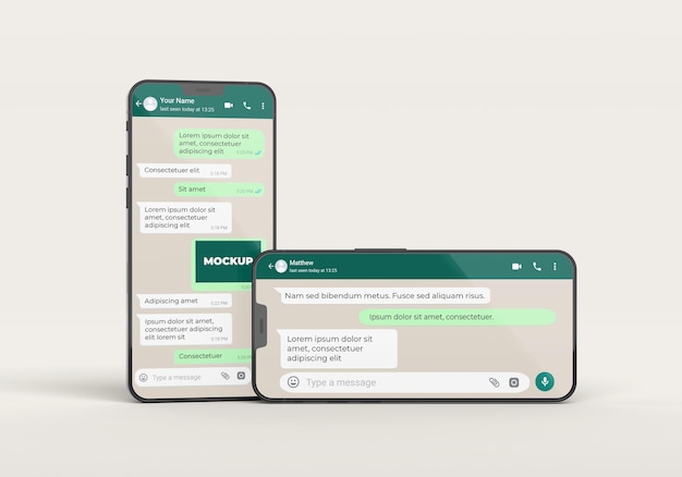 Concetto di comunicazione con i telefoni