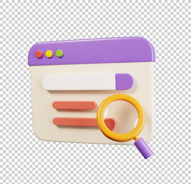 Concetto di icona scuola minima File documento 3d rendering illustrazione