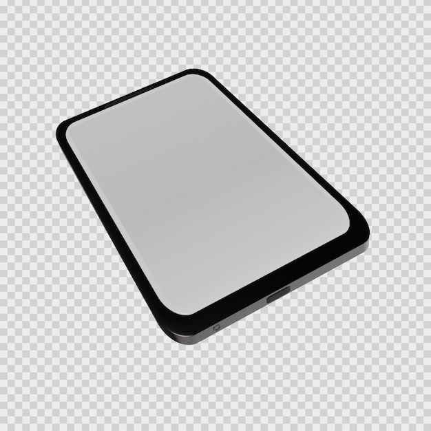 concetto di rendering 3d per smartphone. adatto per l'uso come icone, modelli e altri.