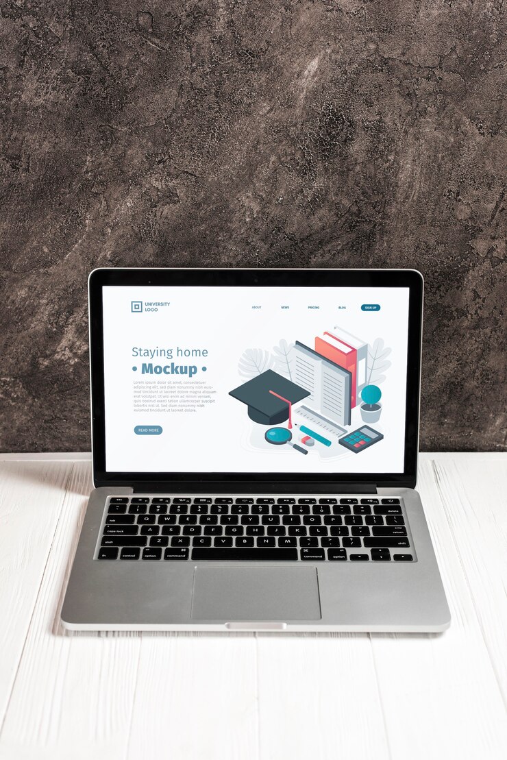 PSD concetto di schermo vuoto mock-up