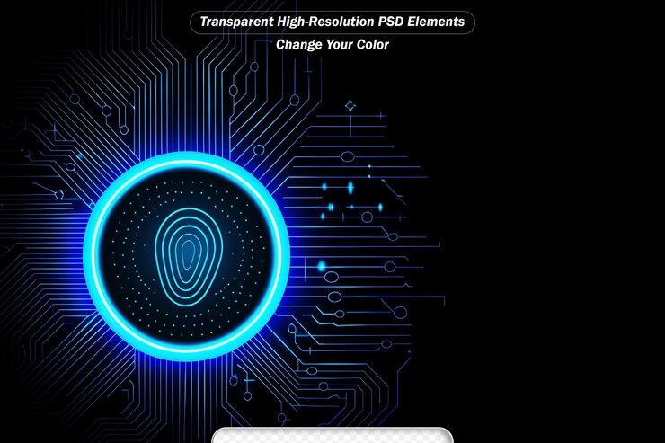 PSD concetto di sicurezza blocco chiuso su sfondo digitale