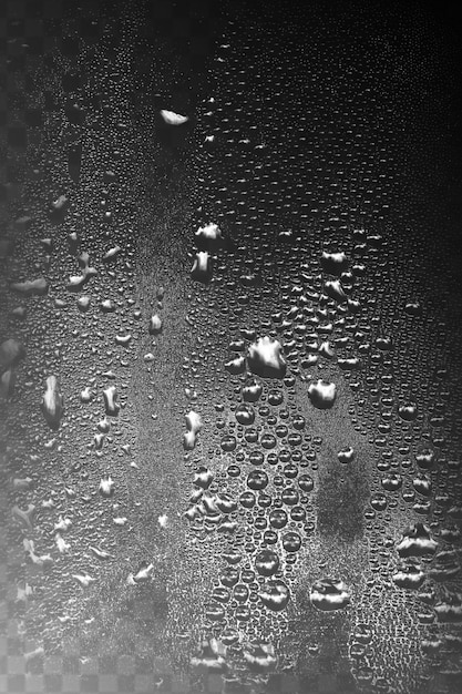 Condensation sur surface de verre