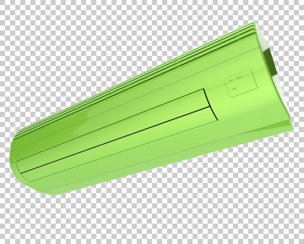 PSD condicionador de ar isolado na ilustração de renderização 3d de fundo transparente