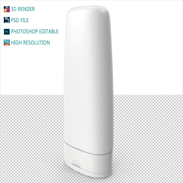 Condizionatore bottiglia 3D Render PSD