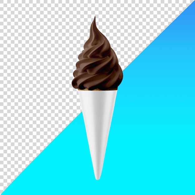 PSD cone de gelado