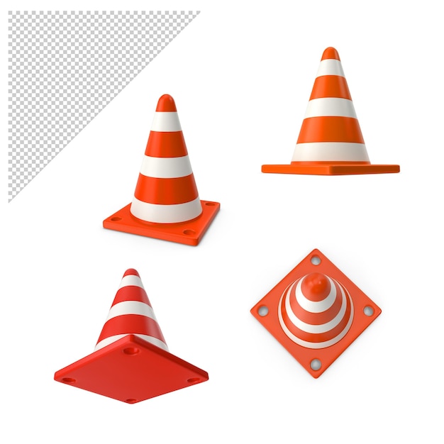 PSD cone de trânsito png