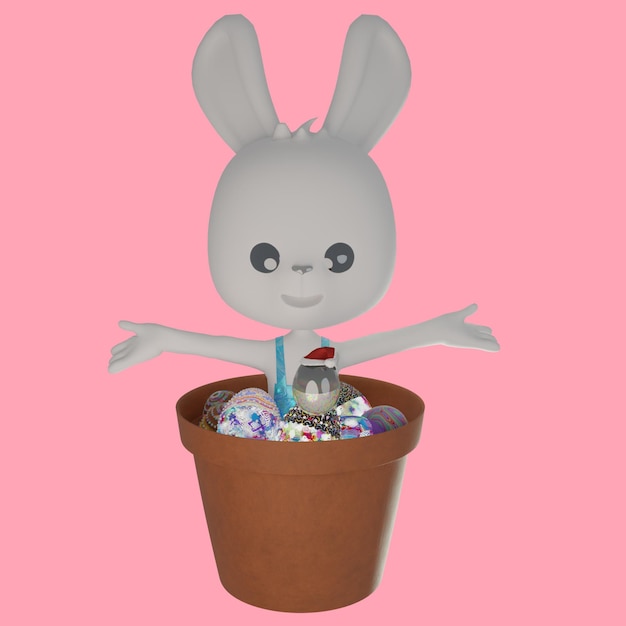 El conejo de la fiesta de Pascua