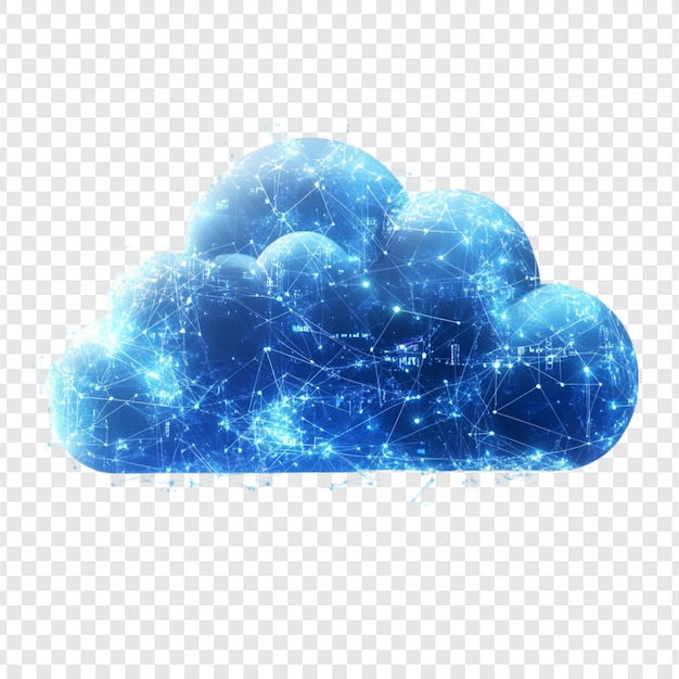 Conexión global de datos digitales de la red de computación en la nube