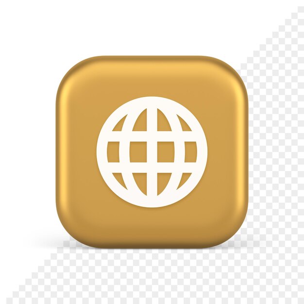 Conexión a Internet navegación global información botón ciberespacio búsqueda de datos icono 3d