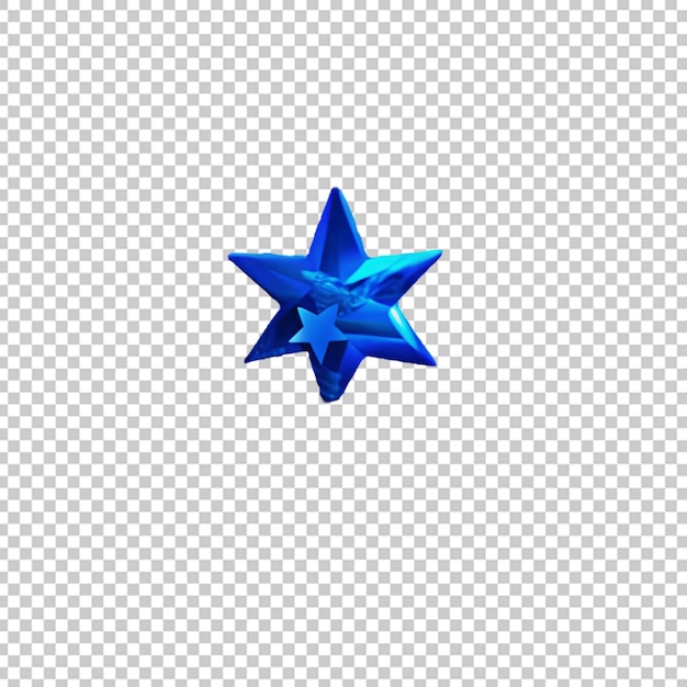 Confeti de estrela azul decoração brilhante