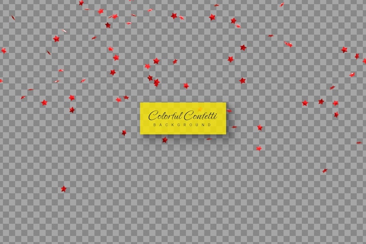 PSD confeti dorado realista y explosión serpentina para la fiesta del festival elementos de carnaval o celebración de cumpleaños