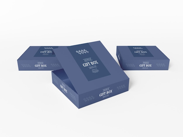 Confezione Regalo Di Carta Con Mockup Di Copertina