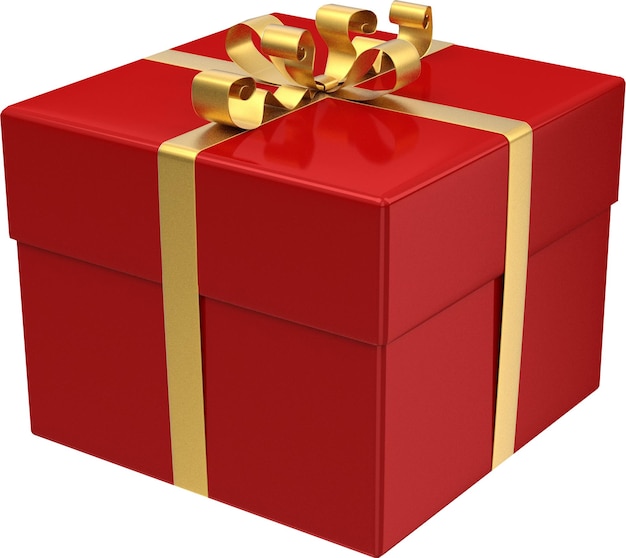 Confezione regalo regalo aperto regalo rosso
