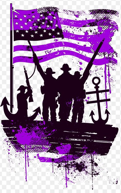 PSD configuração marítima com um estaleiro de campanha e marinheiros para el poster banner t-shirt tatuagem de cartão postal