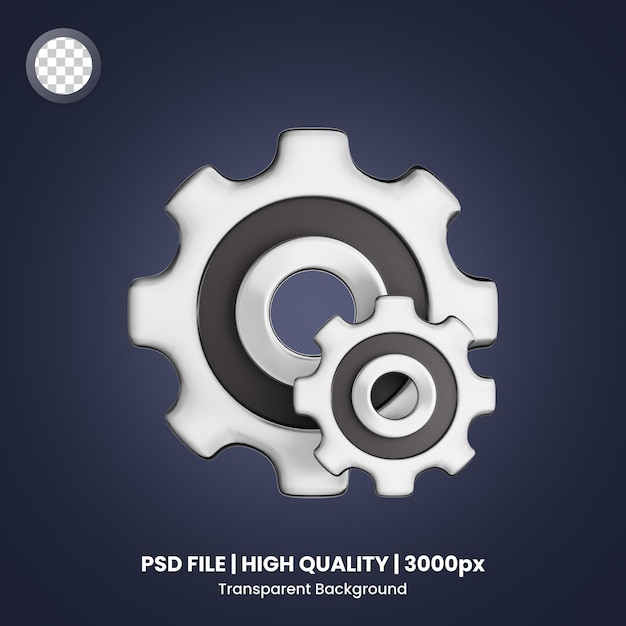 Configuración de iconos 3D