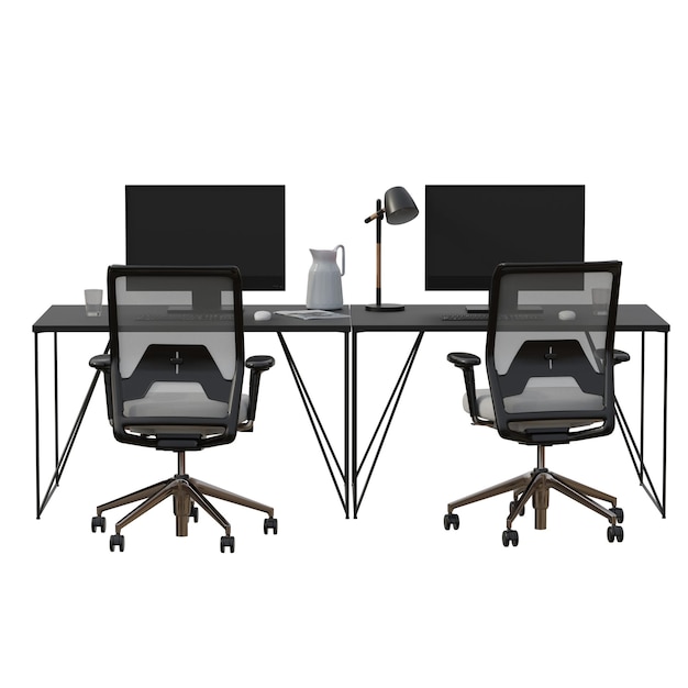 Configuration moderne du bureau