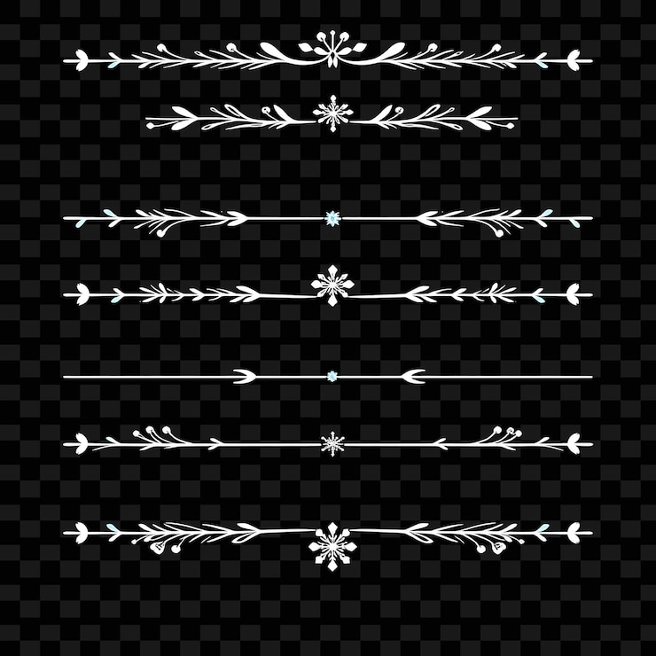 PSD confini decorativi gocciole di neve fiocchi di neve ghiaccioli bianchi e blu freddi winter wonderland style cr
