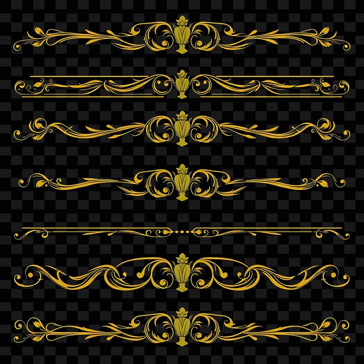 PSD confini decorativi vasi laureli rotoli salvia verde con oro antico eleganza neoclassica grazia