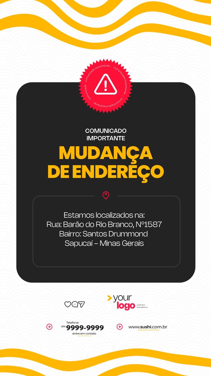 PSD confira o nosso importante anúncio sobre a mudança de endereço