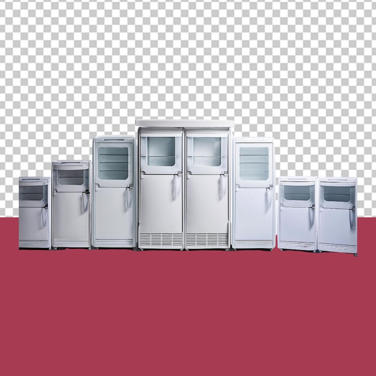 PSD conjunto 3d de electrodomésticos png