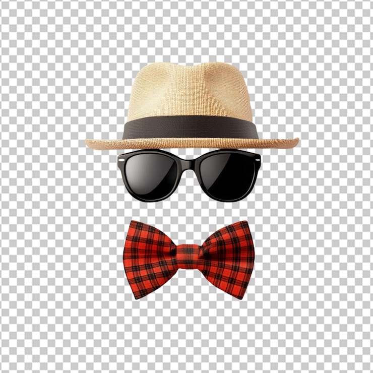 PSD conjunto de accesorios de madera para hipsters de moda