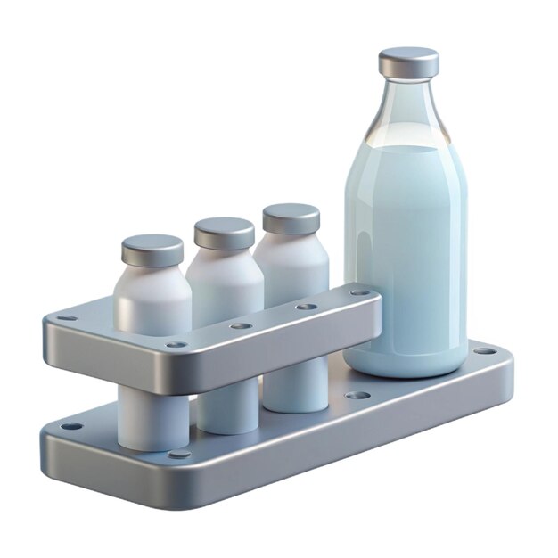 un conjunto de botellas con una que dice cita de prueba en la parte inferior