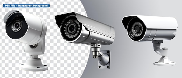 PSD conjunto de cámaras de seguridad de visión frontal y lateral para vigilancia