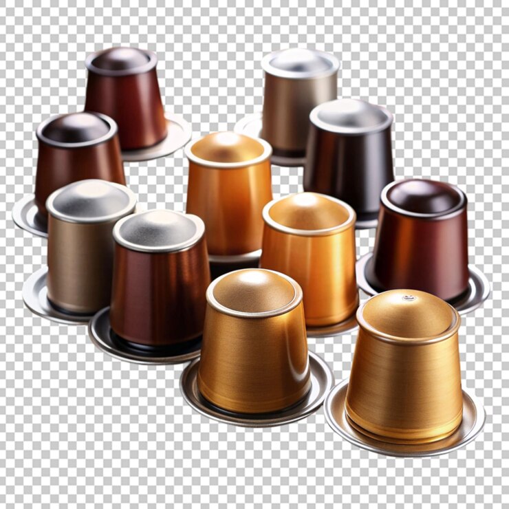 PSD conjunto de cápsulas de café