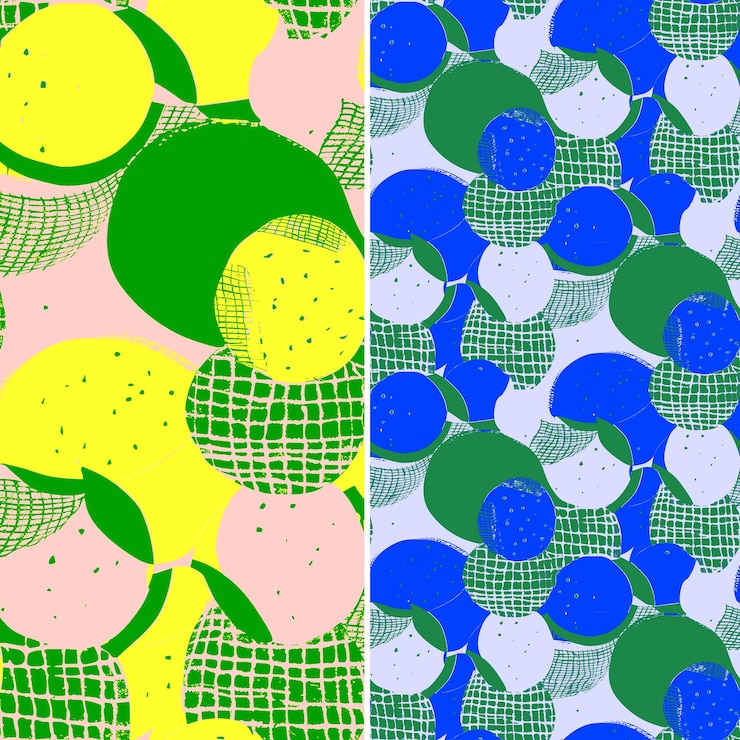 PSD un conjunto de círculos coloridos con diferentes colores y formas