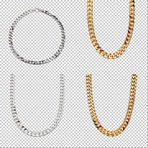 Conjunto colección collar cadena Inteligencia Artificial Generativa