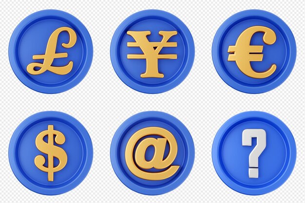 Conjunto de conjuntos de iconos de interfaz de usuario 3D