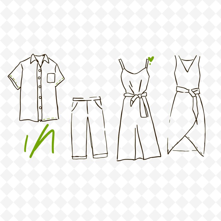 PSD conjunto de 4 ilustrações vetoriais em negrito com contornos grossos em fundo branco isolado item de desenho manual bonito