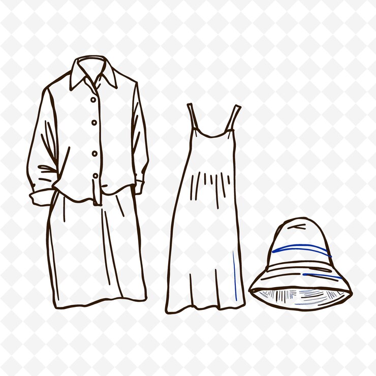 PSD conjunto de 4 ilustrações vetoriais em negrito com contornos grossos em fundo branco isolado item de desenho manual bonito