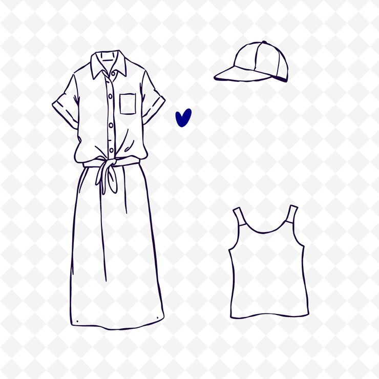 PSD conjunto de 4 ilustrações vetoriais em negrito com contornos grossos em fundo branco isolado item de desenho manual bonito