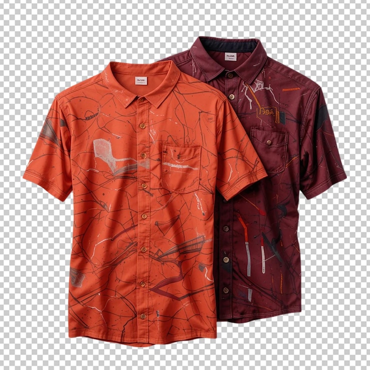 PSD conjunto de camisas pretas para homens