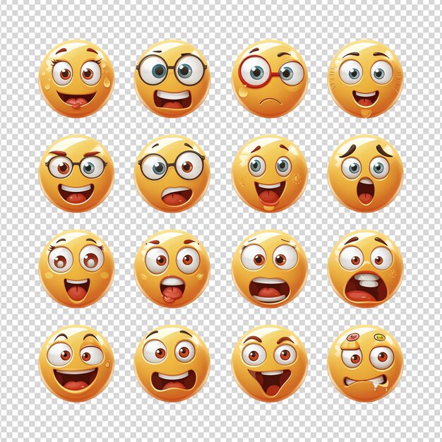 Conjunto de emoji do whatsapp