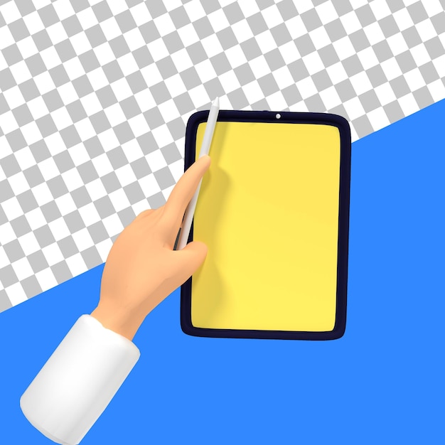 conjunto de negócios de ícone 3d, mão, tecnologia. e comunicação, para elementos de interface de usuário ou aplicativos, nós