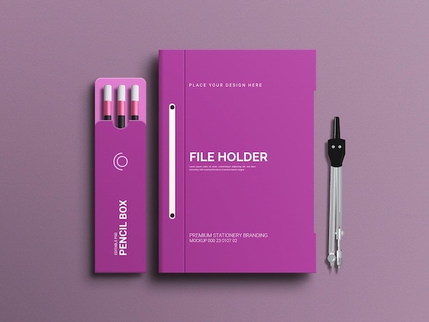 Conjunto de papelaria Mockup