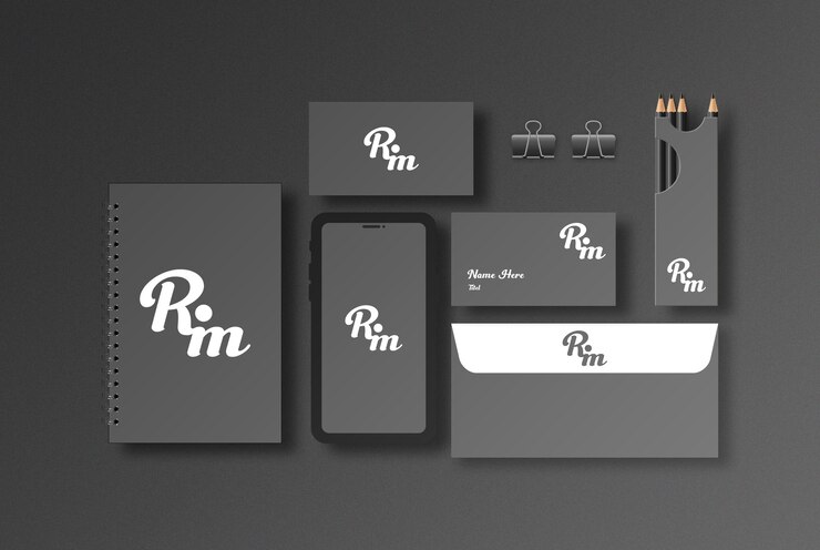 PSD conjunto de papelaria premium psd mockup