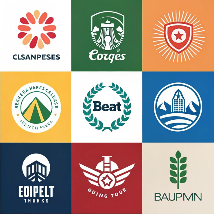 PSD conjunto de diseño de logotipo de la aplicación de chat icon chat diálogo y ilustración vectorial de discusión eps10