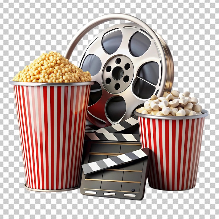 PSD conjunto de elementos de cine o teatro