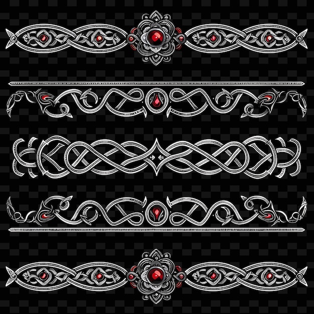 un conjunto de elementos decorativos para el diseño
