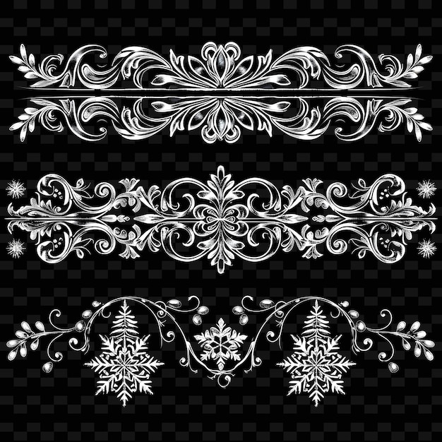 un conjunto de elementos decorativos para el diseño