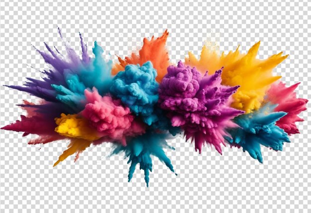 conjunto de explosión de polvo de color