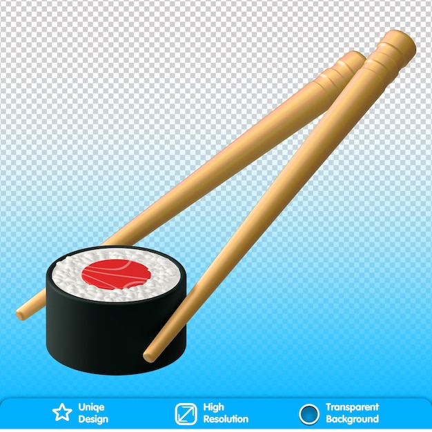Conjunto de icono de elementos de comida rápida de renderizado realista 3d Rolls