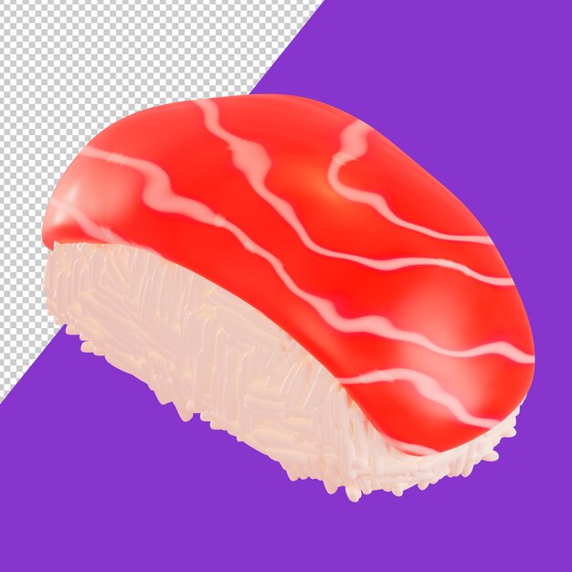 PSD conjunto de iconos 3d de comida asiática