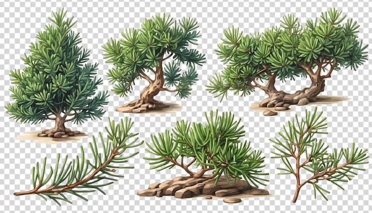 PSD conjunto de juniper ilustración 1