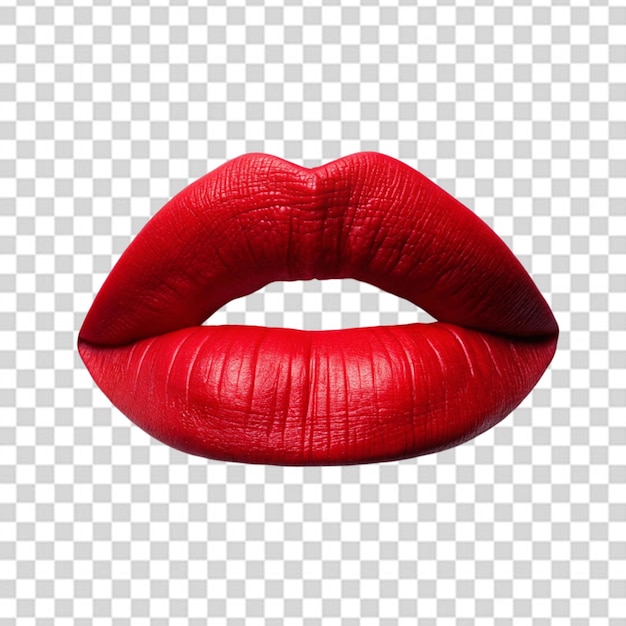 PSD conjunto de labios transparentes