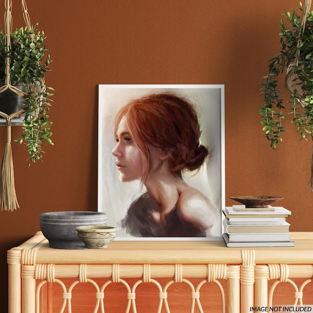 Conjunto de marco de estilo boho