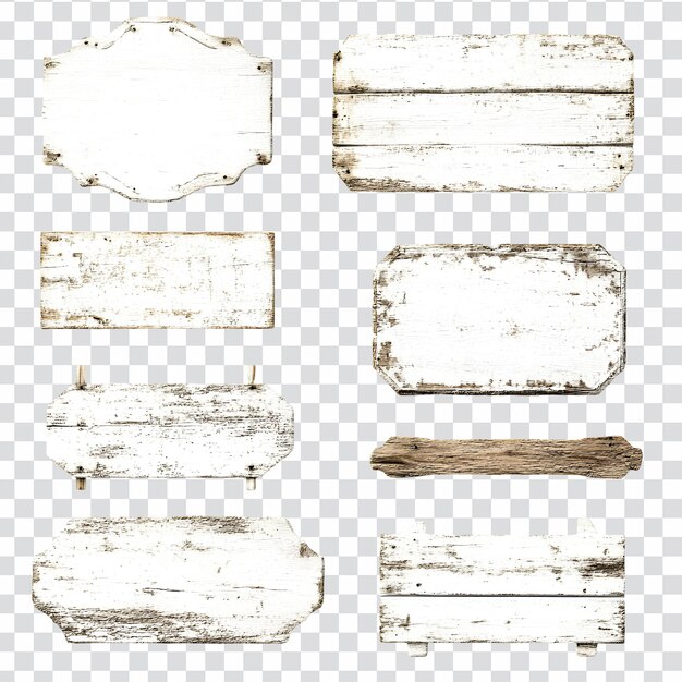 Conjunto de marco de señalización de madera aislado